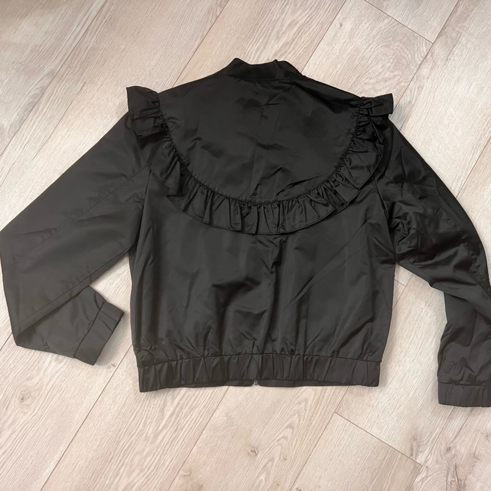 Satin Ruffled Jacket - Picture 2 of 2